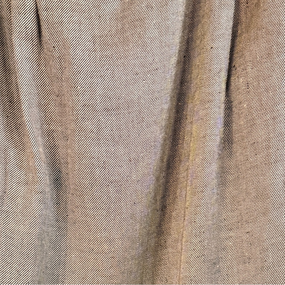 Vintage Christian Dior The Suit Skirt | 70s 80s Rayon Linen Midi | Pockets - Picture 7 of 16